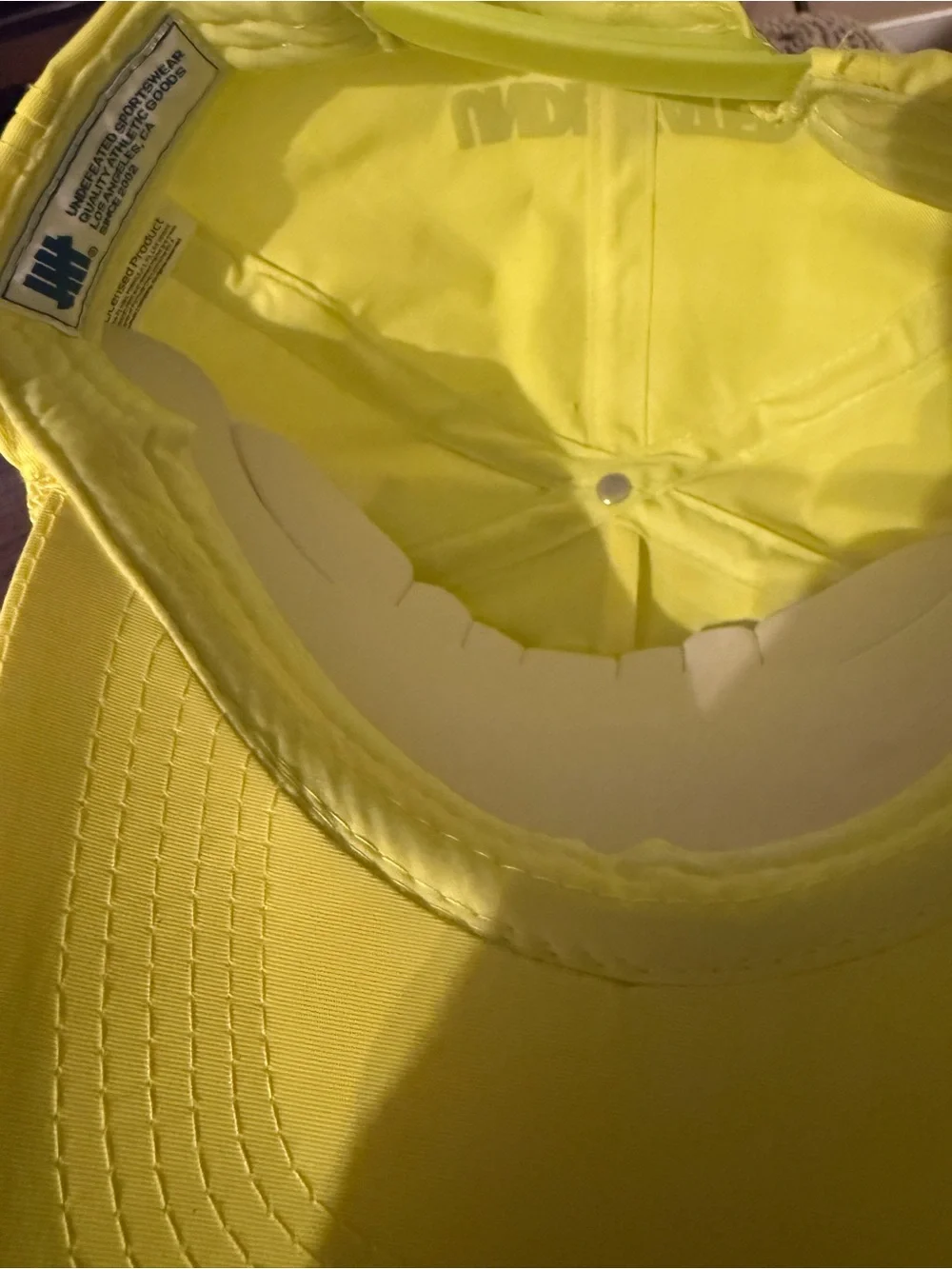 Undefeated Yellow Las Vegas Grand Prix 2023 Baseball Cap